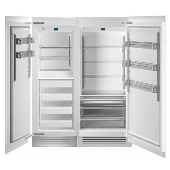 BERTAZZONI LFL7590UBPTT Εντοιχιζόμενος Ψυγειοκαταψύκτης SideBySide 167cm Λευκό